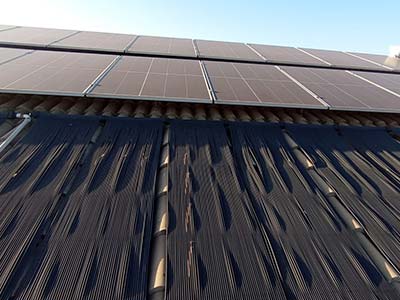 limpeza de placa solar