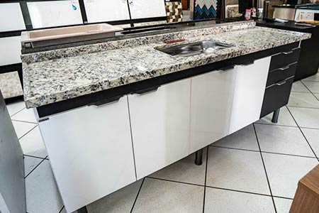 gabinete com pia para cozinha