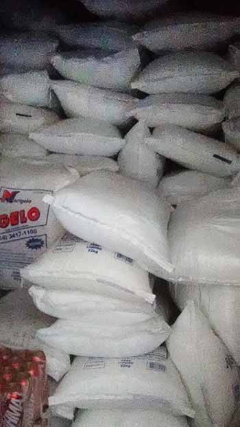 Sacos de gelo triturado Gelo