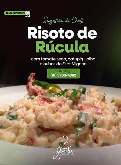Risoto de rúcula risoto de rúcula