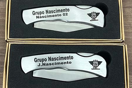 personalização em canivetes