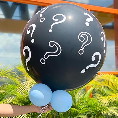 Balão personalizado para chá revelação Balão personalizado