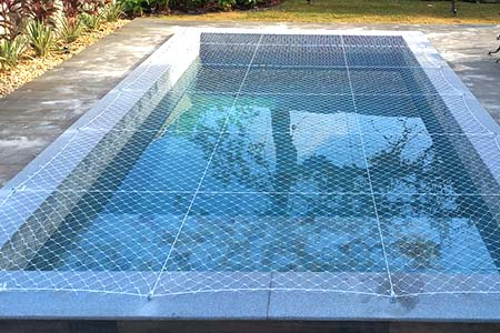 tela de proteção para piscinas