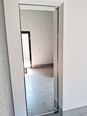 porta de vidro com espelho porta de vidro com espelho