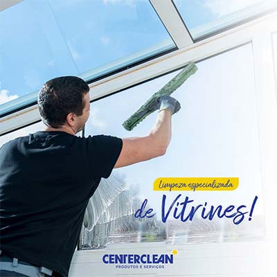 Limpeza de vitrines Limpeza de vitrines