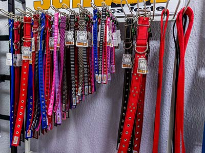 Guias, coleiras e produtos para pets