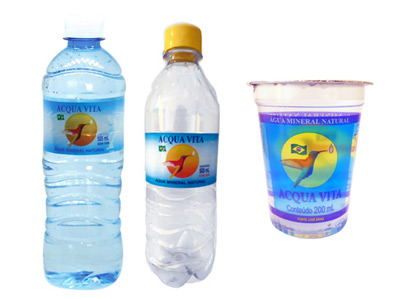 garrafa 500ml e copo 200ml acqua vita garrafa 500ml e copo 200ml acqua vita