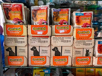 Ração em sachê para gatos Ração em sachê para gatos