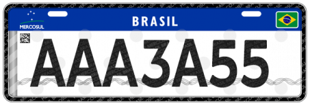 Placa particular (a mais comum) Placa particular