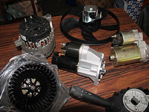 Manutenção em alternadores, motor de partida e injeção eletrônica Peças para carros
