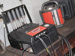 Verificação da bateria do carro Verificação da bateria