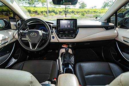 Interior do carro interior do carro