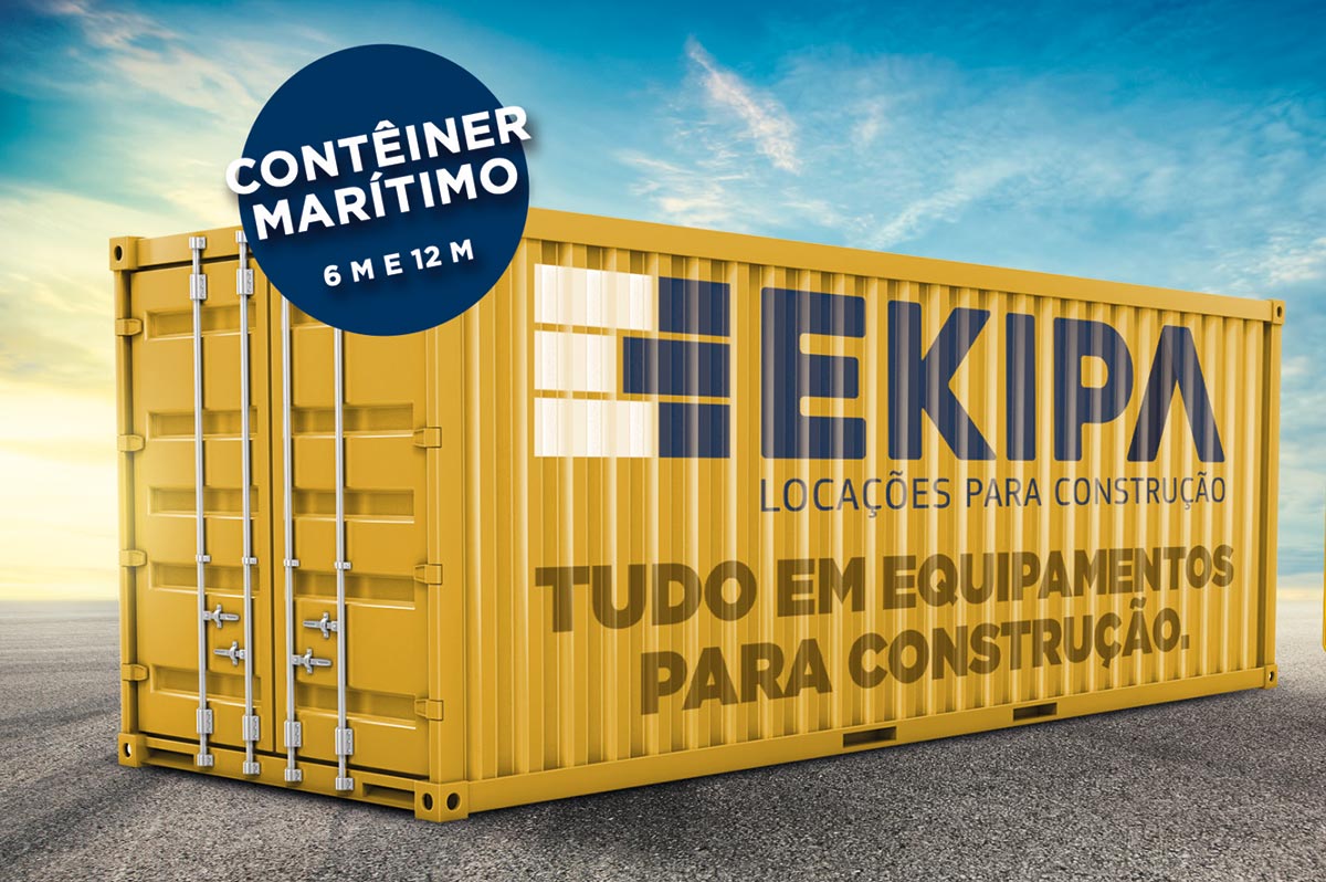 Contêiner para construção civil Locação de container