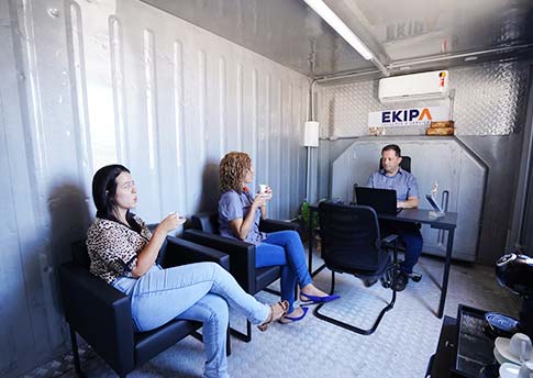 container escritório climatizado container escritório climatizado