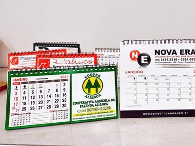 calendários calendários