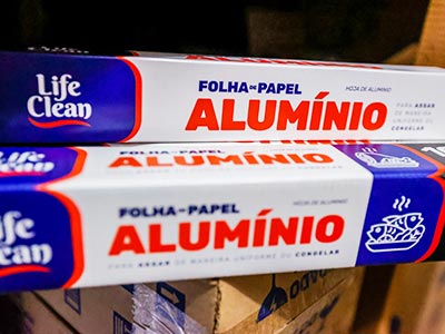 papel alumínio papel alumínio