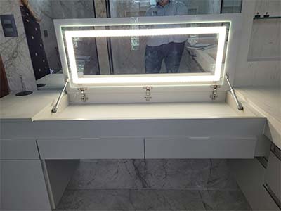 Bancada com iluminação em LED bancada com iluminação em led