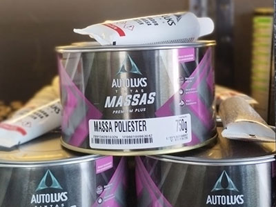 Massa poliéster Autoluks Tintas Massa poliéster Autoluks Tintas