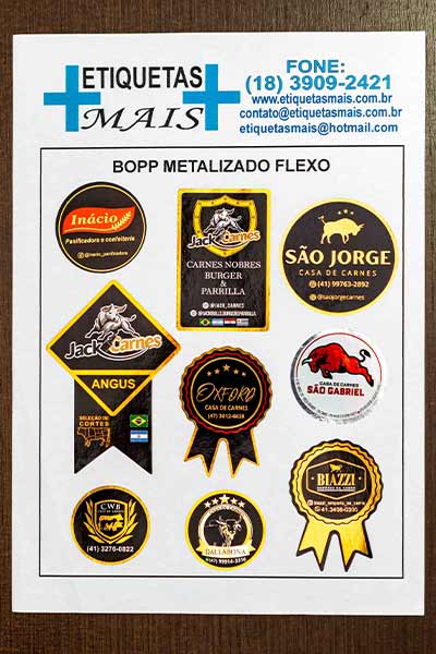 Bopp metalizado flexo Bopp metalizado flexo