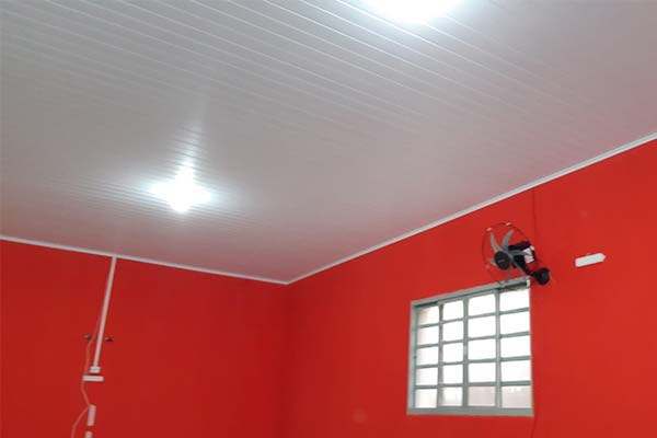 forro de PVC branco forro de PVC branco