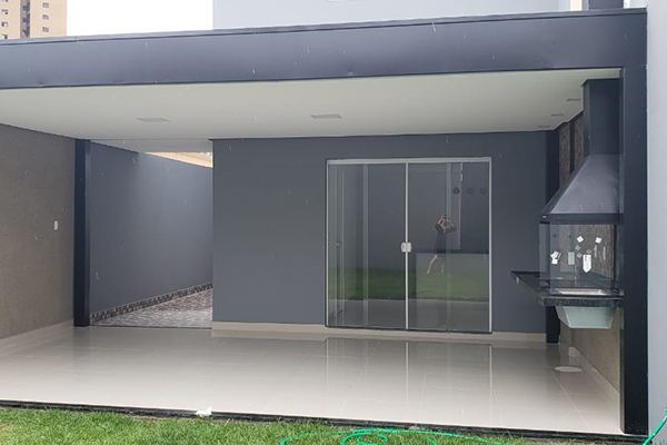 Varanda com forro de gesso Varanda com forro de gesso