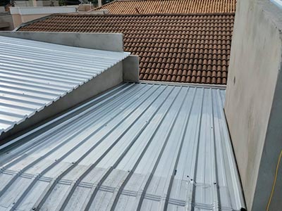 Telhado de metal galvanizado Telhado de metal galvanizado
