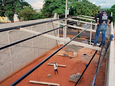 Estrutura metálica para telhado Estrutura metálica para telhado
