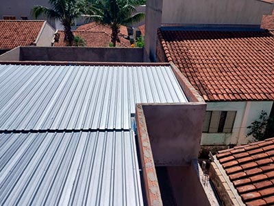 Telhado de metal galvanizado Telhado de metal galvanizado
