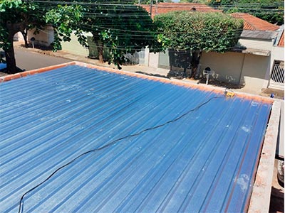 Telhado de metal galvanizado Telhado de metal galvanizado