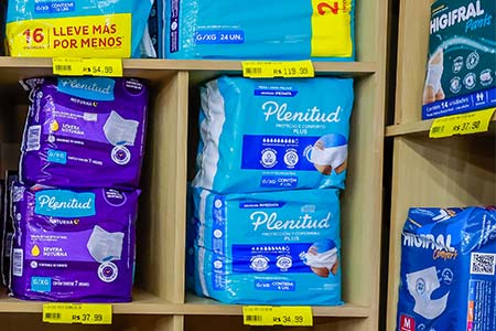 Fraldas e roupa íntima descartável para adultos fralda geriátrica