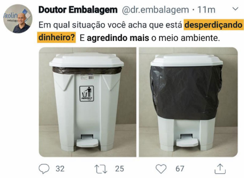 comparação de sacos de lixo comparação de sacos de lixo