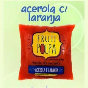 Polpa de acerola e laranja Polpa de acerola e laranja