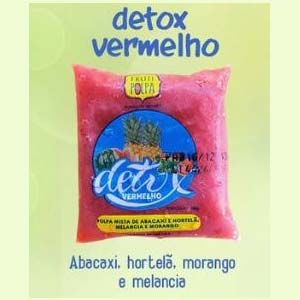 Detox vermelho Polpa detox vermelho
