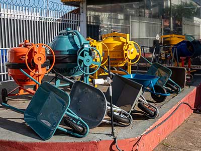 Carrinhos de mão e betoneiras Carrinhos de mão e betoneiras