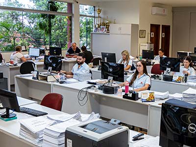 Equipe especializada Contadores experientes