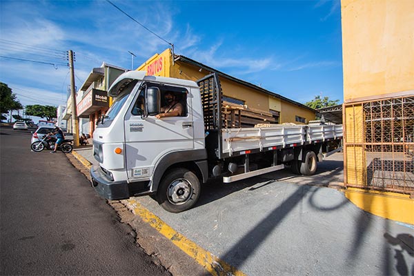 Caminhão para entrega