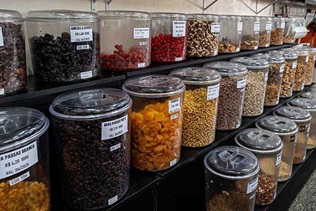 frutas secas e grãos frutas secas e grãos