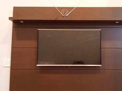 painel para televisão