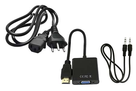 Cabos HDMI, VGA, ópticos, de áudio e de energia cabos diversos