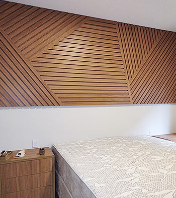 painel ripado em quarto