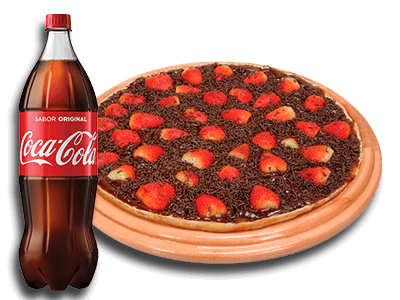 Combo Curtição Pizza com Coca-Cola