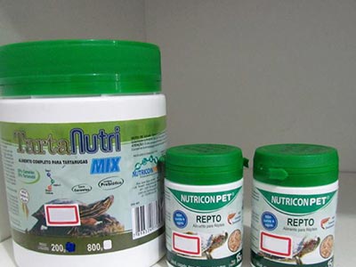 Alimento para tartarugas Alimento para tartarugas