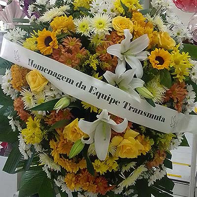 coroas de flores
