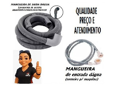 mangueiras de saída e entrada d'água mangueiras de saída e entrada d'água