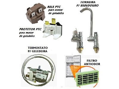 torneiras para bebedouro, rele e protetores ptc, termostato e filtro torneiras para bebedouro, rele e protetores ptc, termostato e filtro