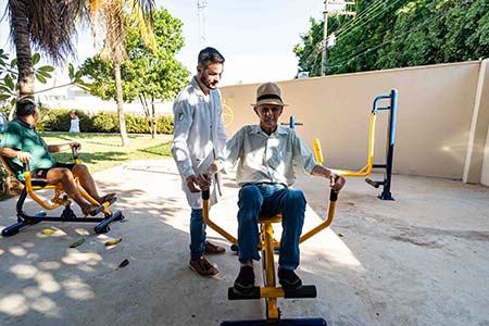 área de exercícios área de exercícios