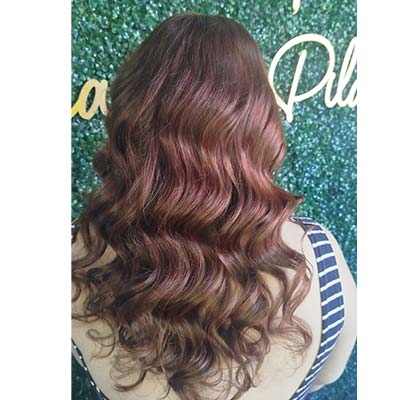 escova modelada ou tradicional cabelo escovado
