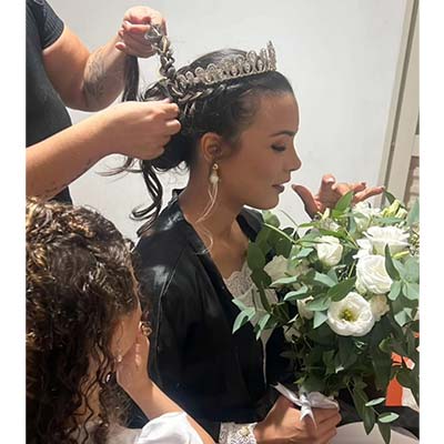 cabelo para noiva pentado para noivas