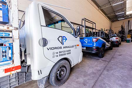 Veículos para transporte dos vidros Veículos para transporte dos vidros