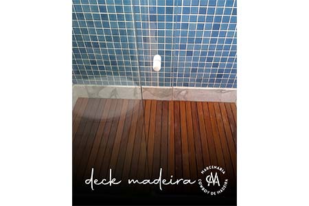 Deck de madeira para banheiro ou área externa deck de madeira para banheiro ou área externa